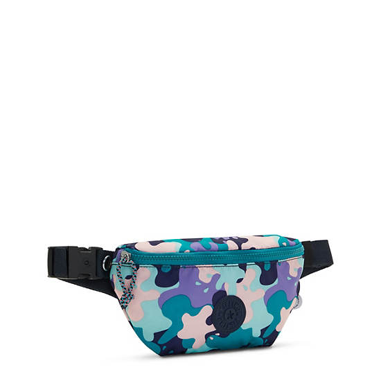 Kipling Fresh Lite Printed Heuptasjes Groen | België 2210BE